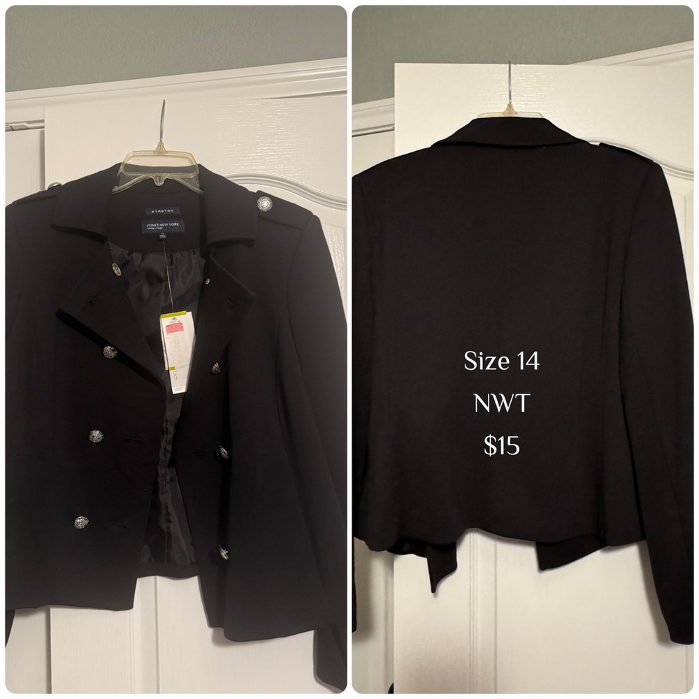 Jones New York Black Classic Blazer